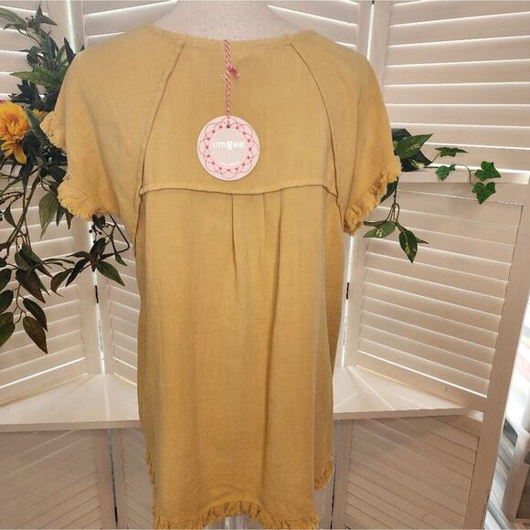 561 UMGEE CIRCLE GOLDEN YELLOW FRIDGE TOP - Picture 5 of 6